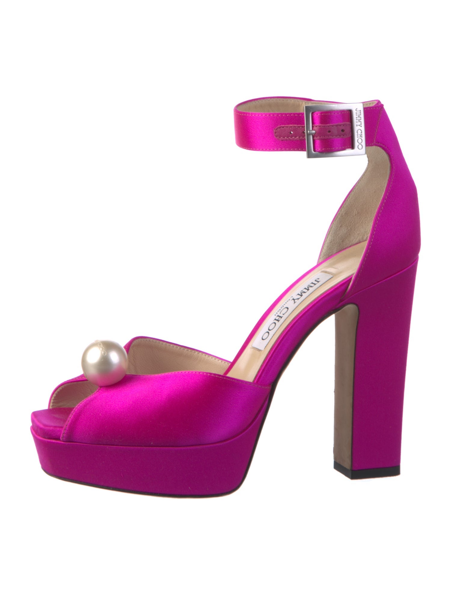 Jimmy Choo Satin D'Orsay Pumps