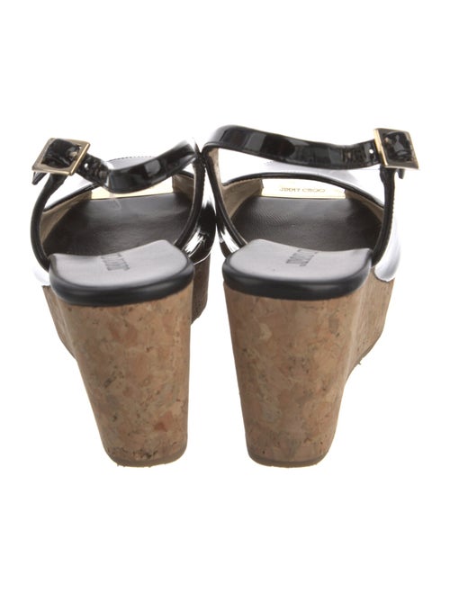 Jimmy Choo Patent Leather Slingback Sandals