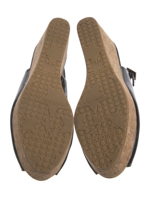 Jimmy Choo Patent Leather Slingback Sandals