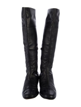 Jimmy Choo Leather Riding Boots