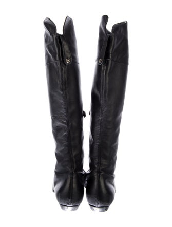 Jimmy Choo Leather Riding Boots