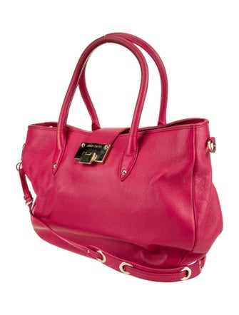 Jimmy Choo Leather Top Handle Bag