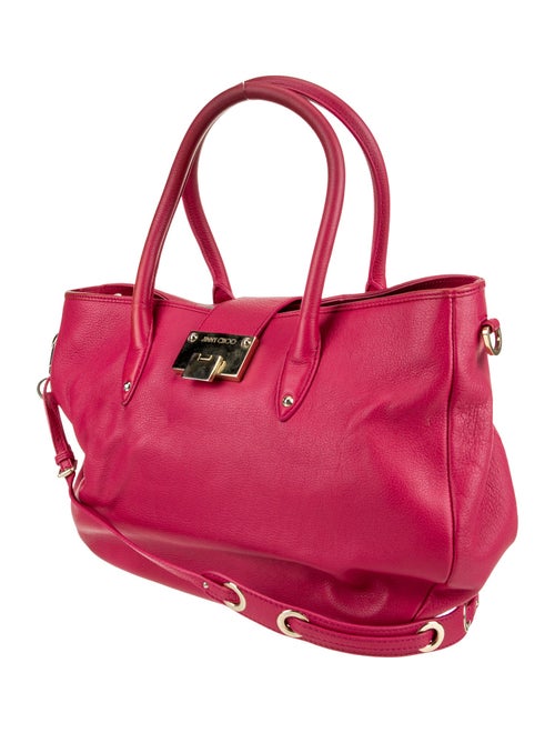 Jimmy Choo Leather Top Handle Bag