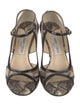 Jimmy Choo Snakeskin Animal Print Sandals