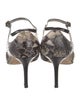 Jimmy Choo Snakeskin Animal Print Sandals