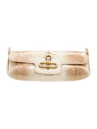 Jimmy Choo Python Clutch
