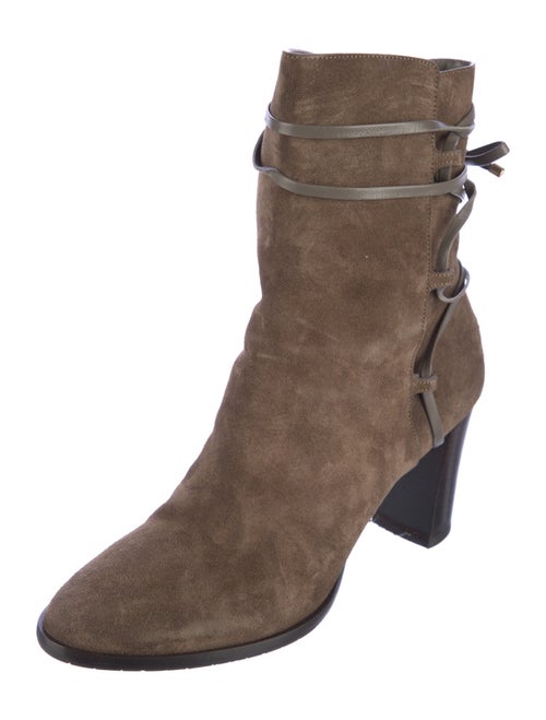 Jimmy Choo Suede Animal Print Boots