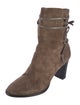 Jimmy Choo Suede Animal Print Boots