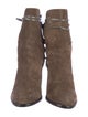 Jimmy Choo Suede Animal Print Boots