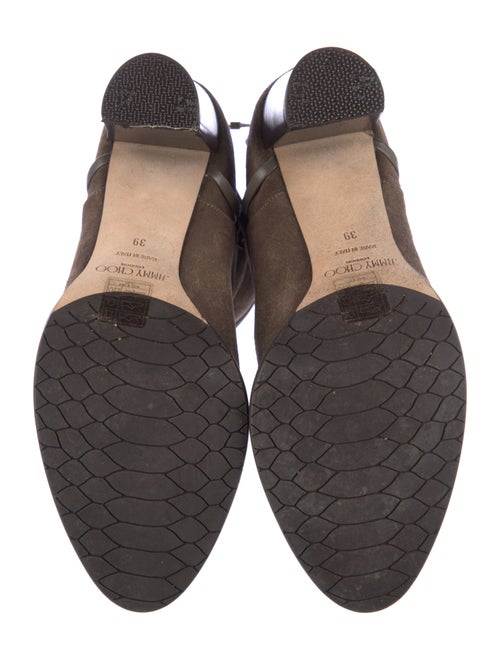 Jimmy Choo Suede Animal Print Boots