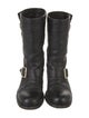 Jimmy Choo Leather Moto Boots