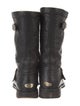 Jimmy Choo Leather Moto Boots