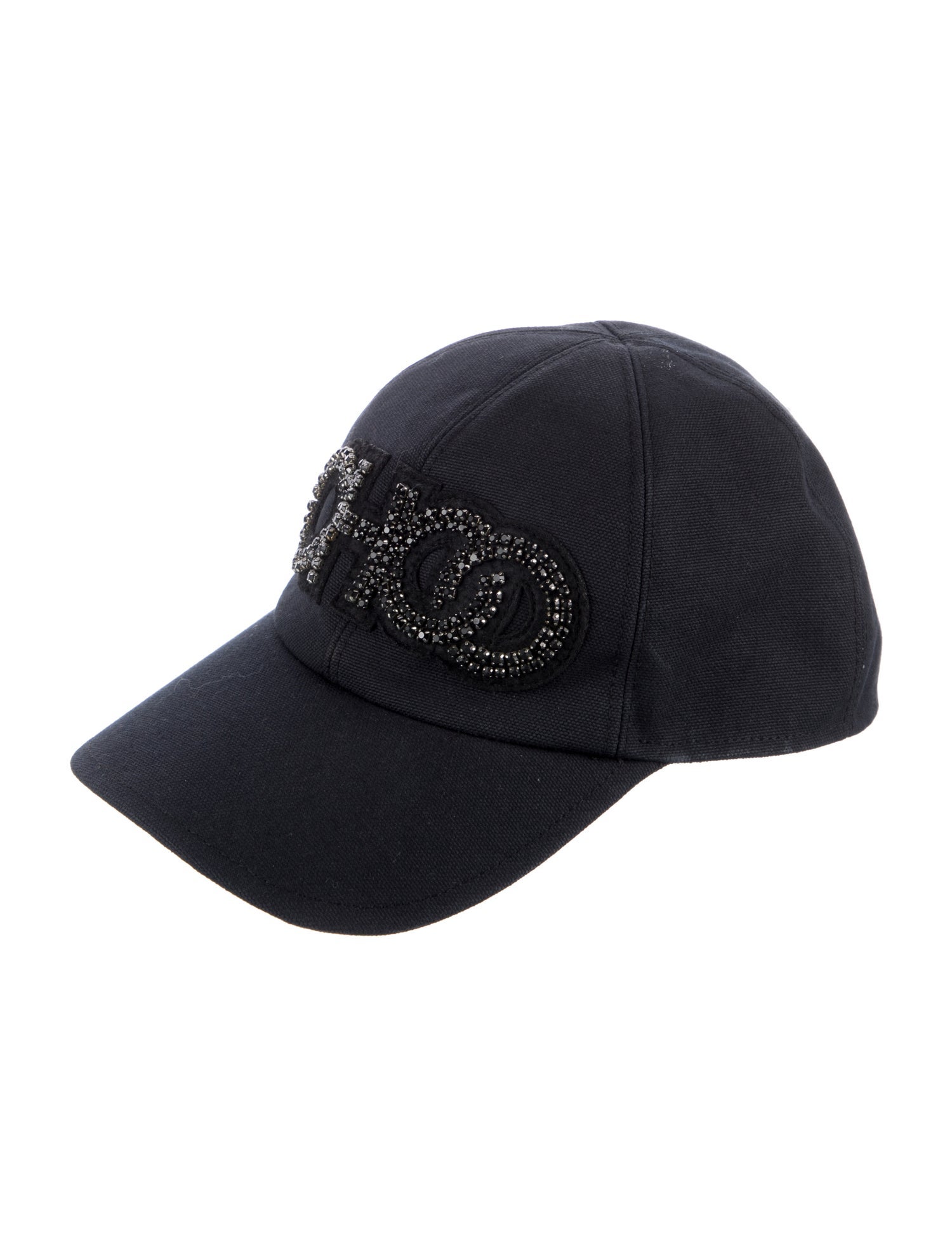 Jimmy Choo Black baseball cap
