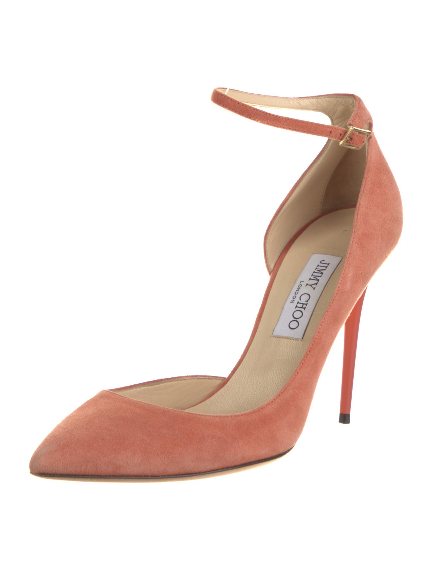 Jimmy Choo Suede D'Orsay Pumps