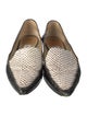 Jimmy Choo Patent Leather Animal Print Loafers