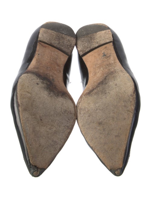 Jimmy Choo Patent Leather Animal Print Loafers