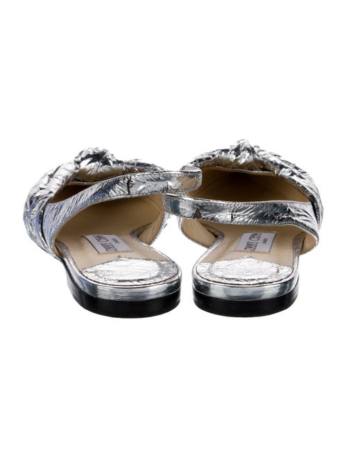 Jimmy Choo Leather Slingback Flats