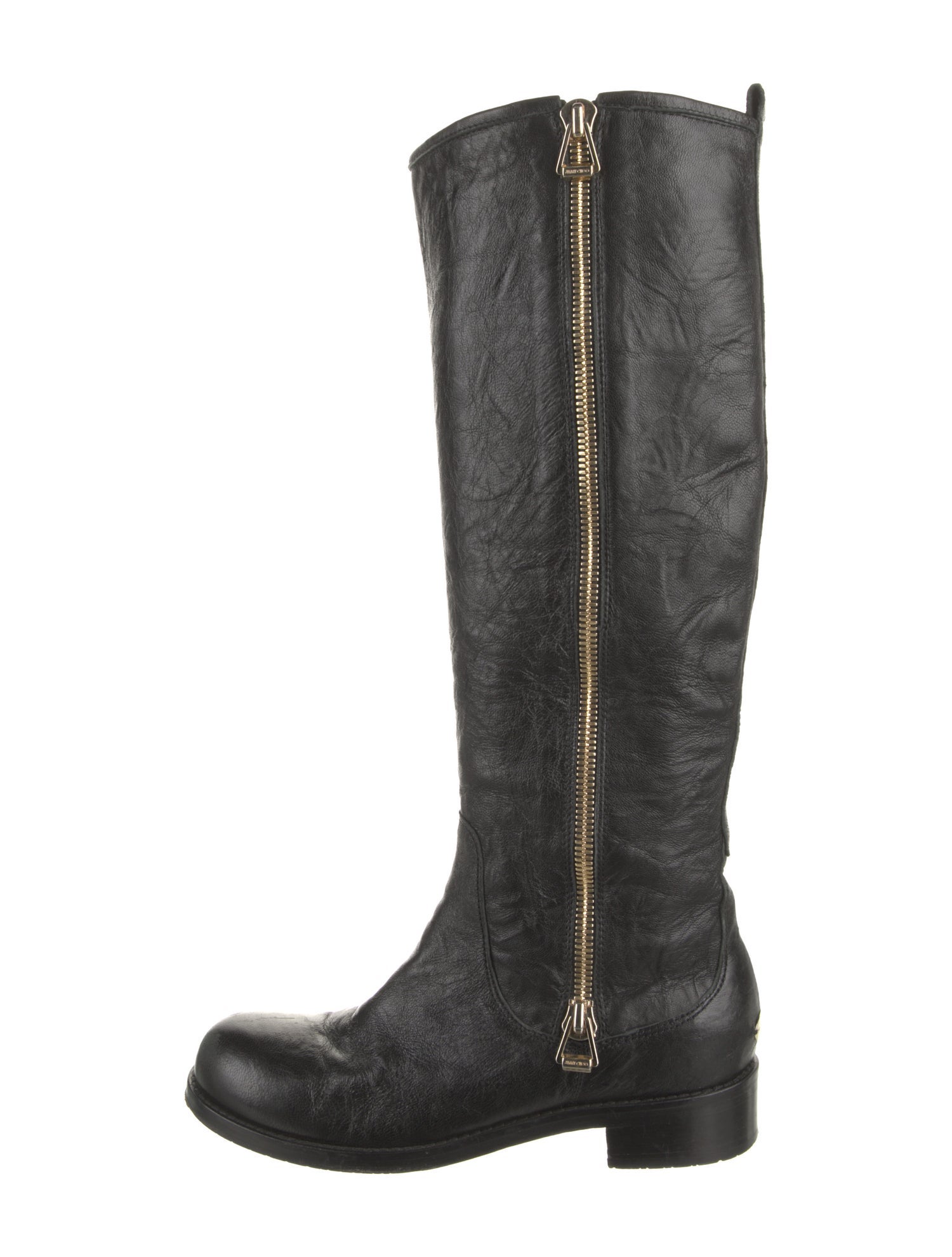 Jimmy Choo Leather Riding Boots