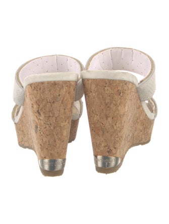 Jimmy Choo Leather Slides