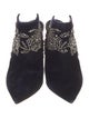 Jimmy Choo Velvet Crystal Embellishments Mules