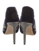 Jimmy Choo Velvet Crystal Embellishments Mules