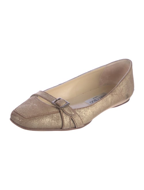 Jimmy Choo Leather Ballet Flats