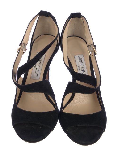 Jimmy Choo Suede Slingback Sandals
