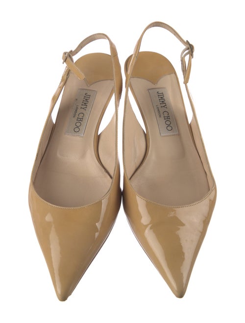 Jimmy Choo Patent Leather Slingback Pumps