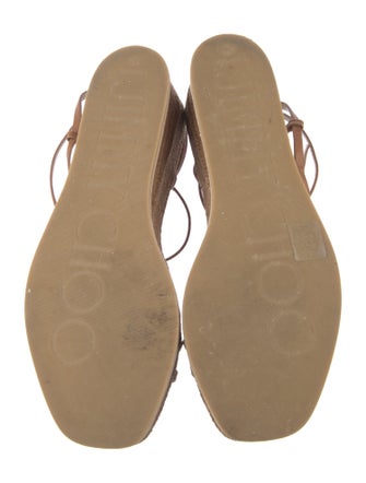 Jimmy Choo Leather Espadrilles