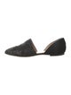 Jimmy Choo Suede Glitter Accents D'Orsay Flats