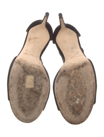 Jimmy Choo Suede T-Strap Sandals