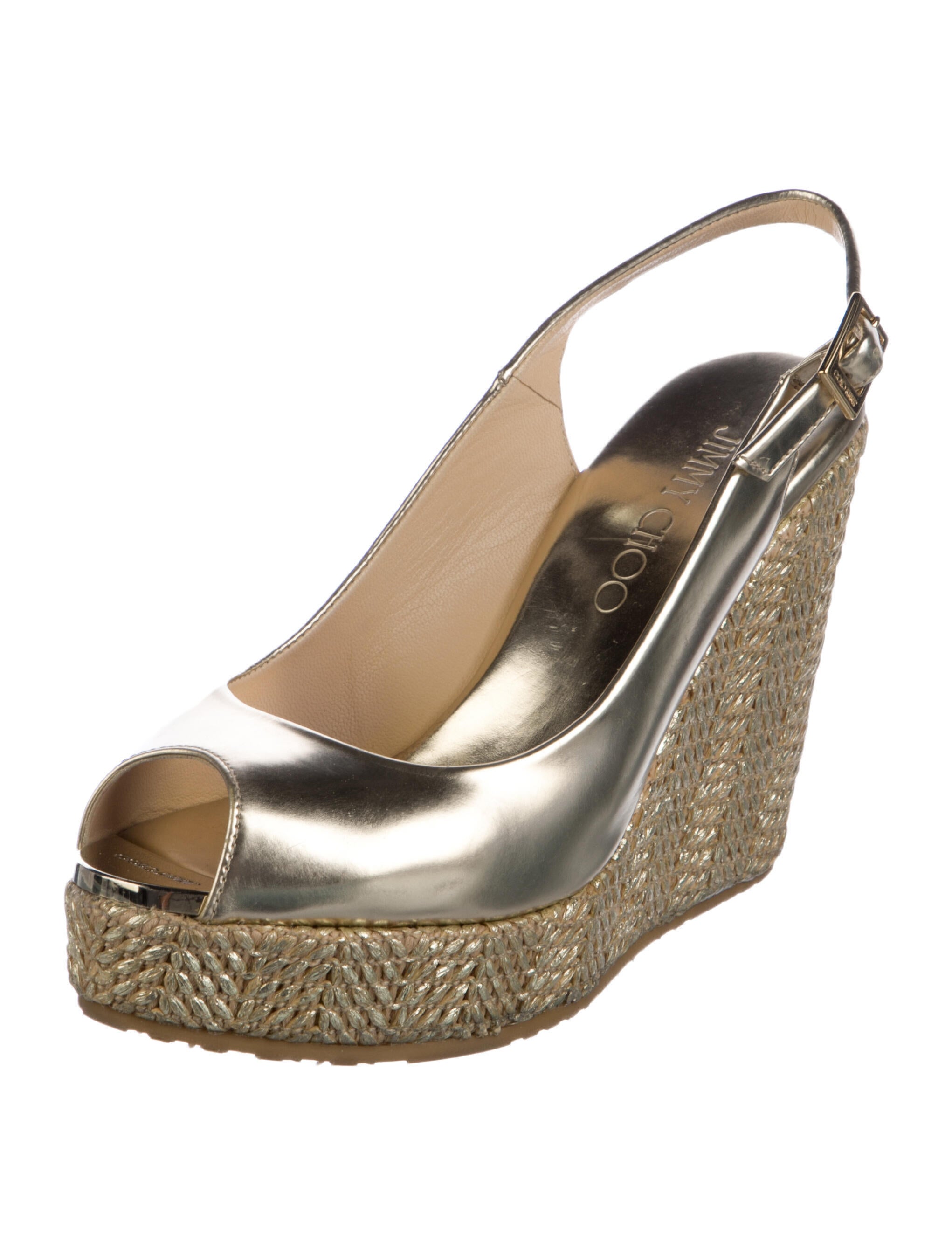 Jimmy Choo Patent Leather Slingback Pumps