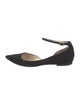 Jimmy Choo Suede D'Orsay Flats