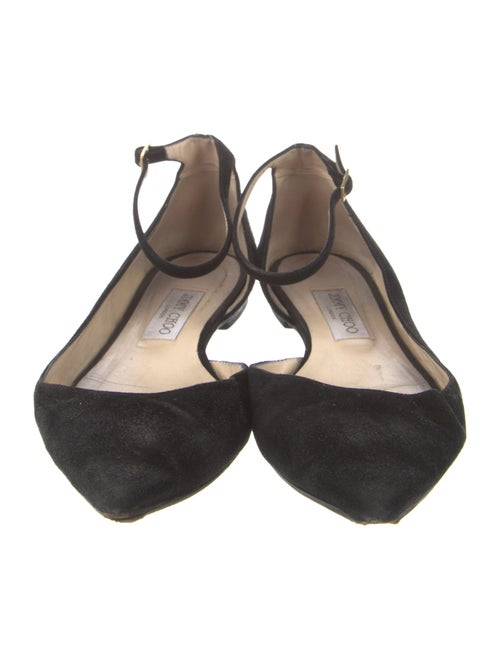 Jimmy Choo Suede D'Orsay Flats