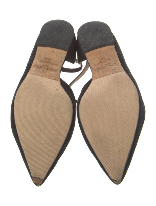 Jimmy Choo Suede D'Orsay Flats