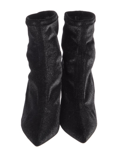 Jimmy Choo Glitter Accents Sock Boots