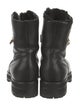 Jimmy Choo Leather Combat Boots