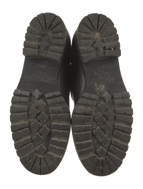 Jimmy Choo Leather Combat Boots