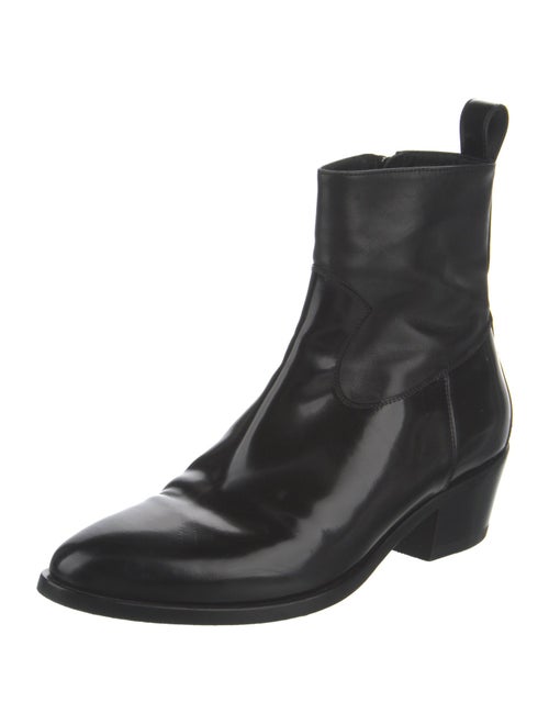 Jimmy Choo Leather Printed Western Boots