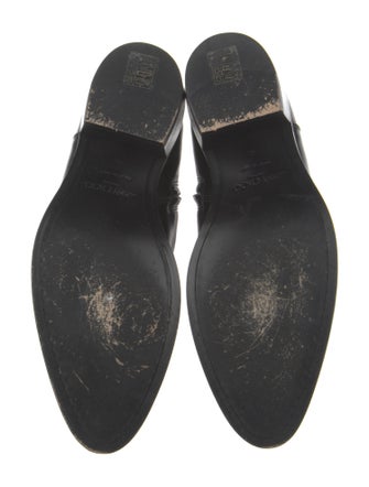 Jimmy Choo Leather Printed Western Boots