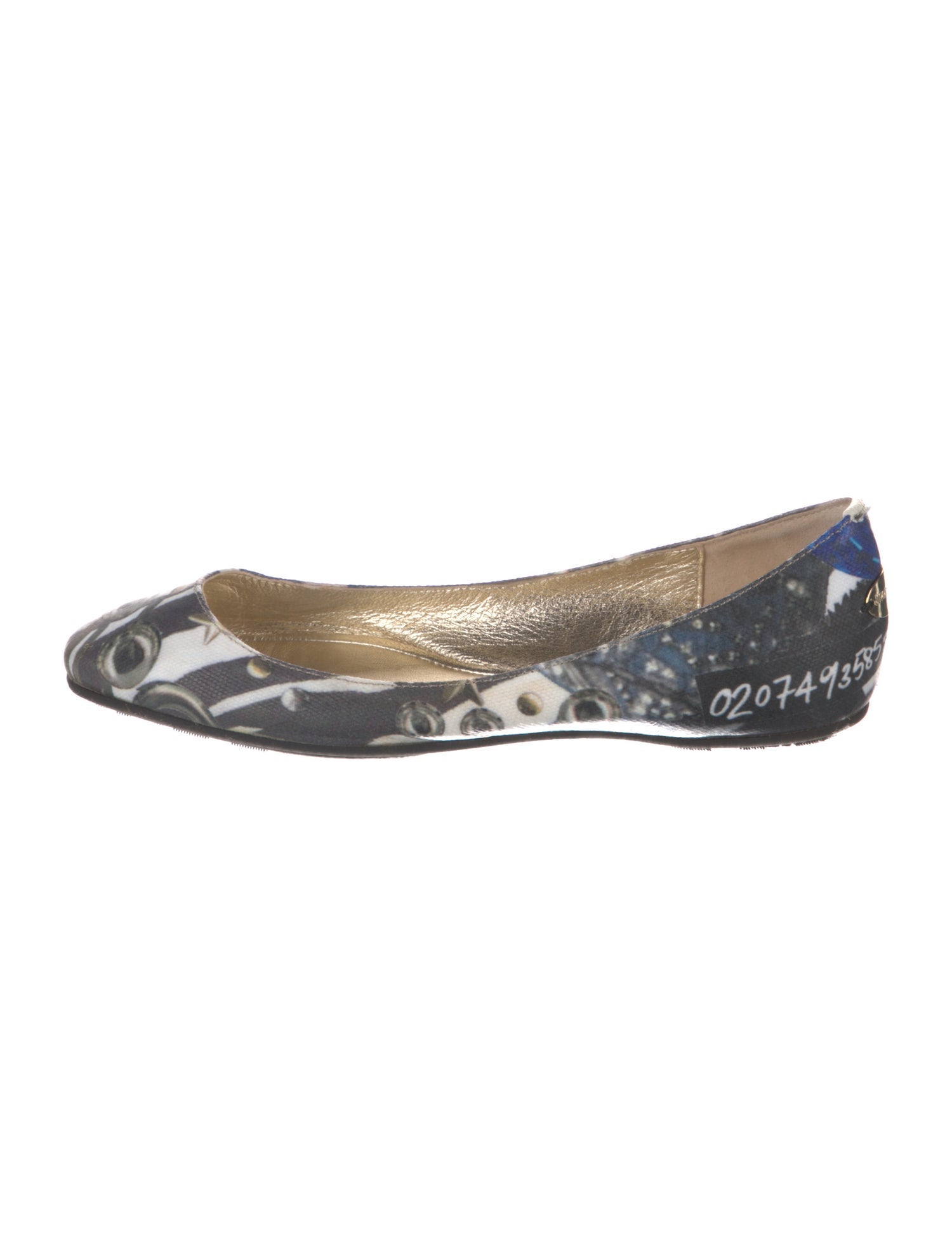 Jimmy Choo Printed Ballet Flats