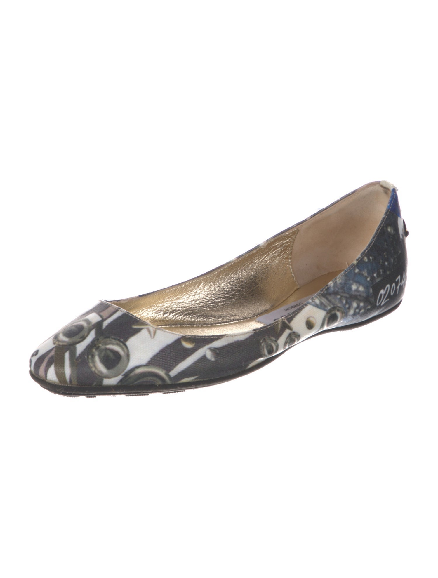 Jimmy Choo Printed Ballet Flats