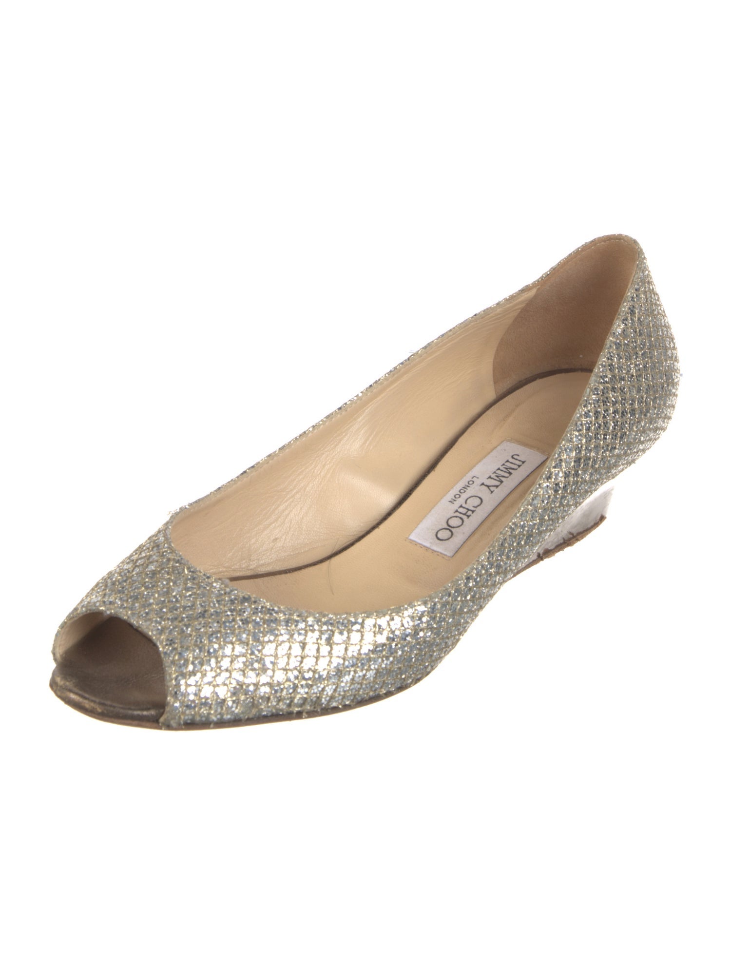 Jimmy Choo Glitter Glitter Accents Pumps