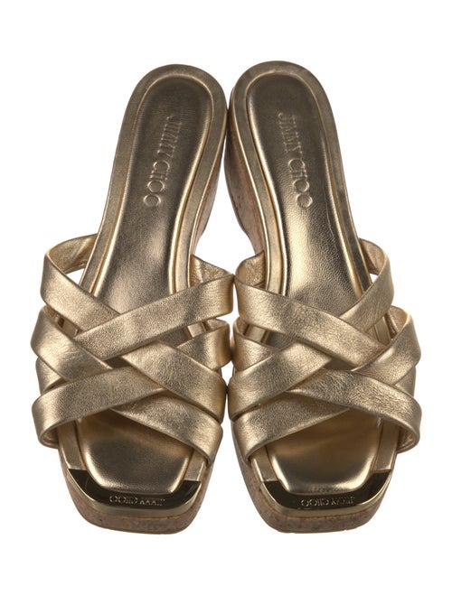 Jimmy Choo Leather Slides