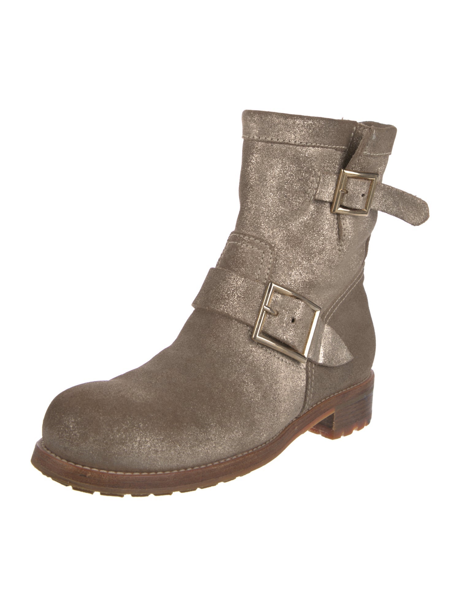 Jimmy Choo Leather Moto Boots