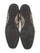 Jimmy Choo Patent Leather Animal Print Flats
