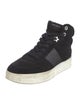 Jimmy Choo Suede Glitter Accents Sneakers