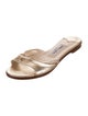 Jimmy Choo Leather Slides
