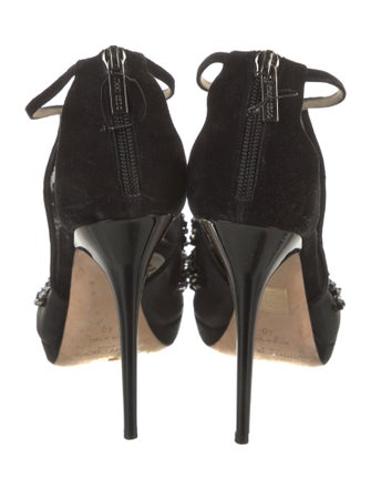 Jimmy Choo Mesh Mesh Accents Sandals