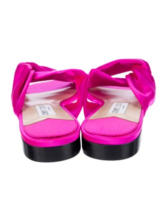 Jimmy Choo Satin Slides